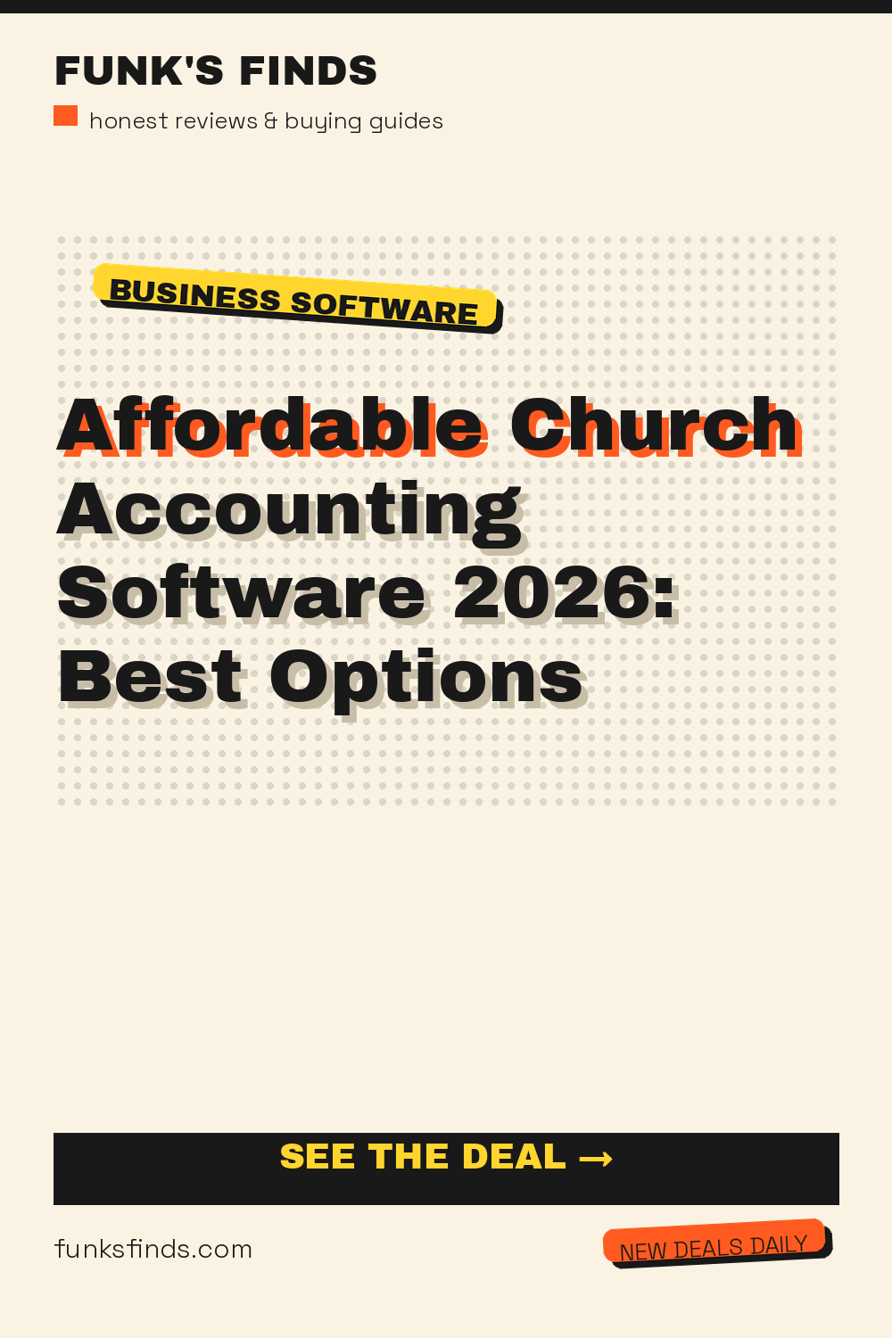 Affordable Church Accounting Software 2026: Best Options — Funk's Finds buying guide