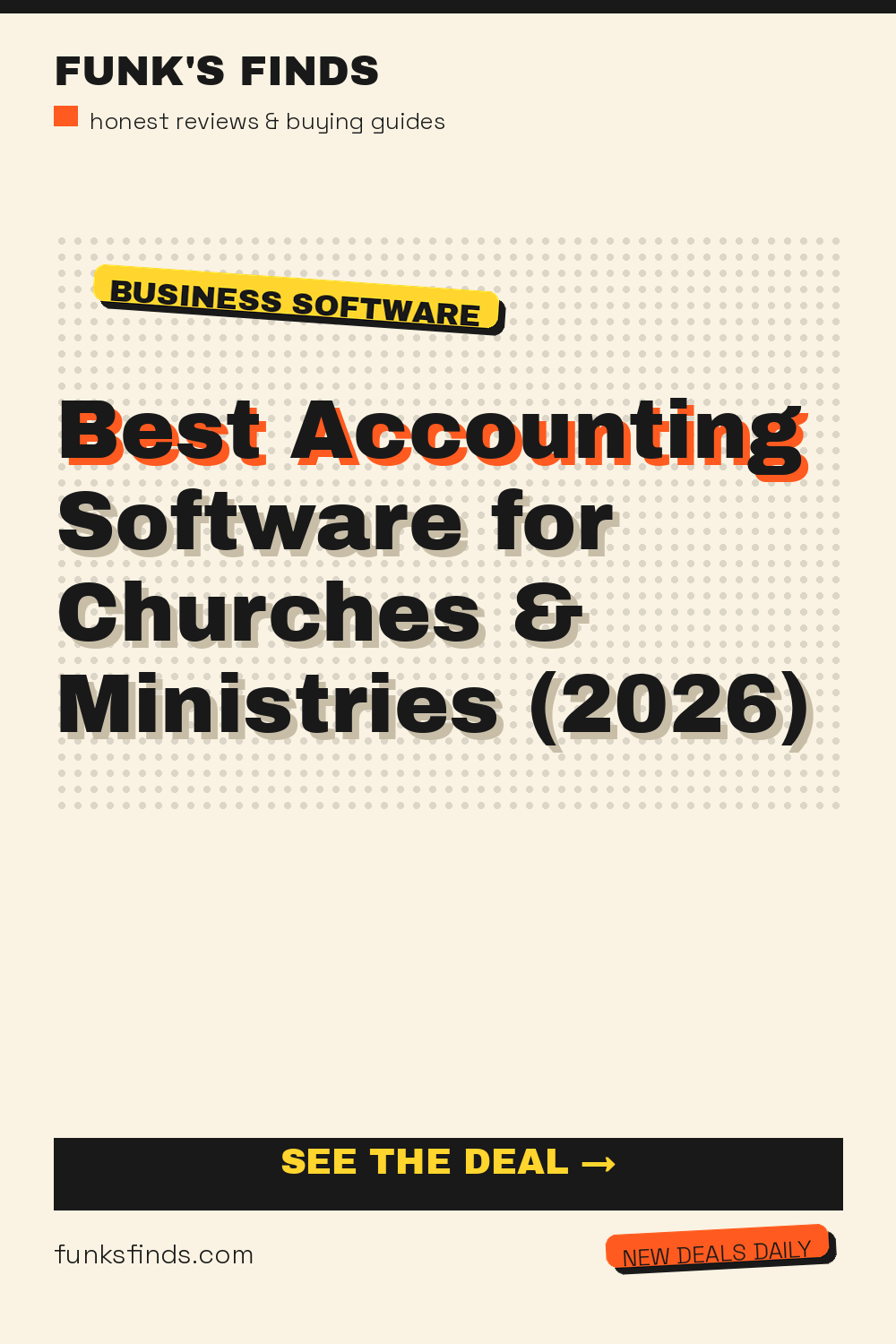 Best Accounting Software for Churches & Ministries (2026) — Funk's Finds buying guide