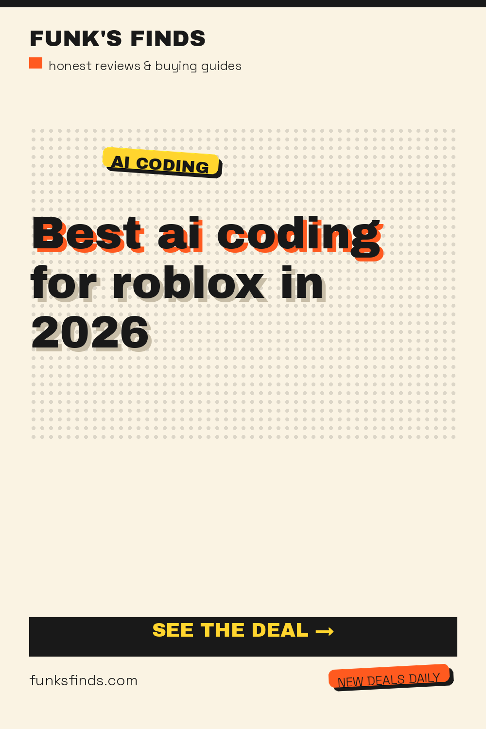 Best ai coding for roblox in 2026 — Funk's Finds buying guide
