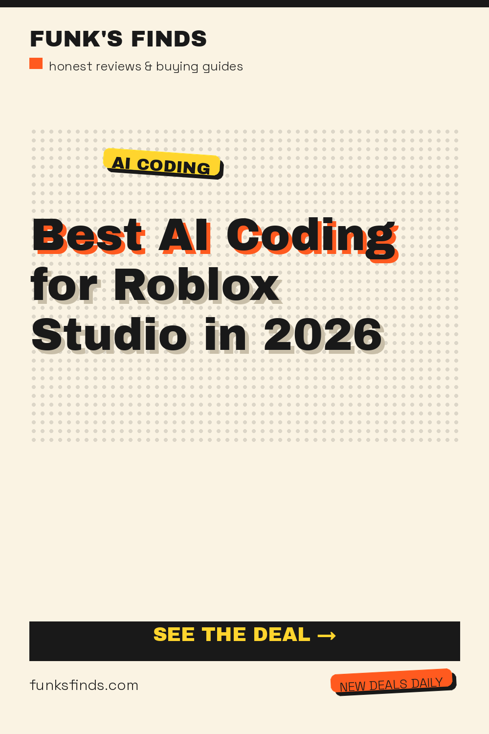 Best AI Coding for Roblox Studio in 2026 — Funk's Finds buying guide