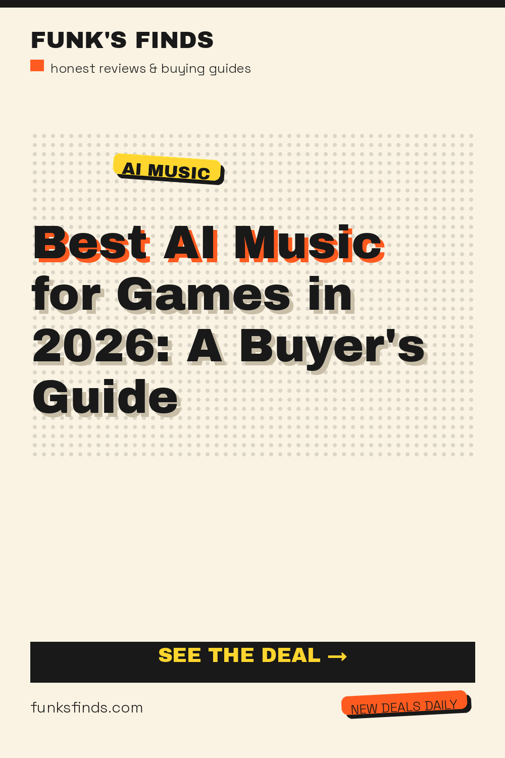 Best AI Music for Games in 2026: A Buyer's Guide — Funk's Finds buying guide