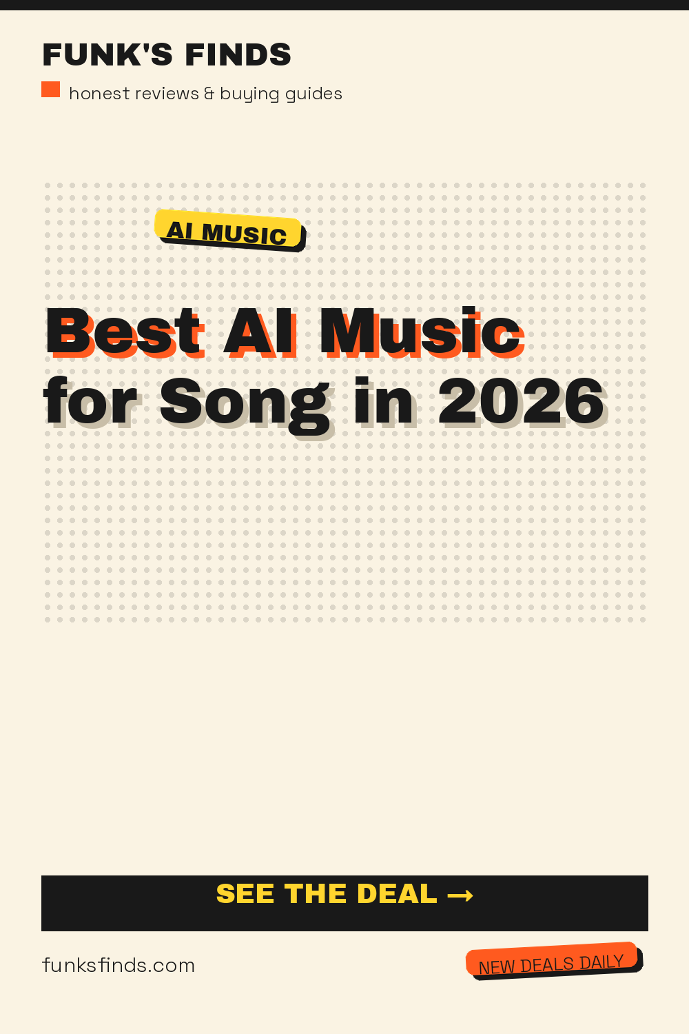 Best AI Music for Song in 2026 — Funk's Finds buying guide