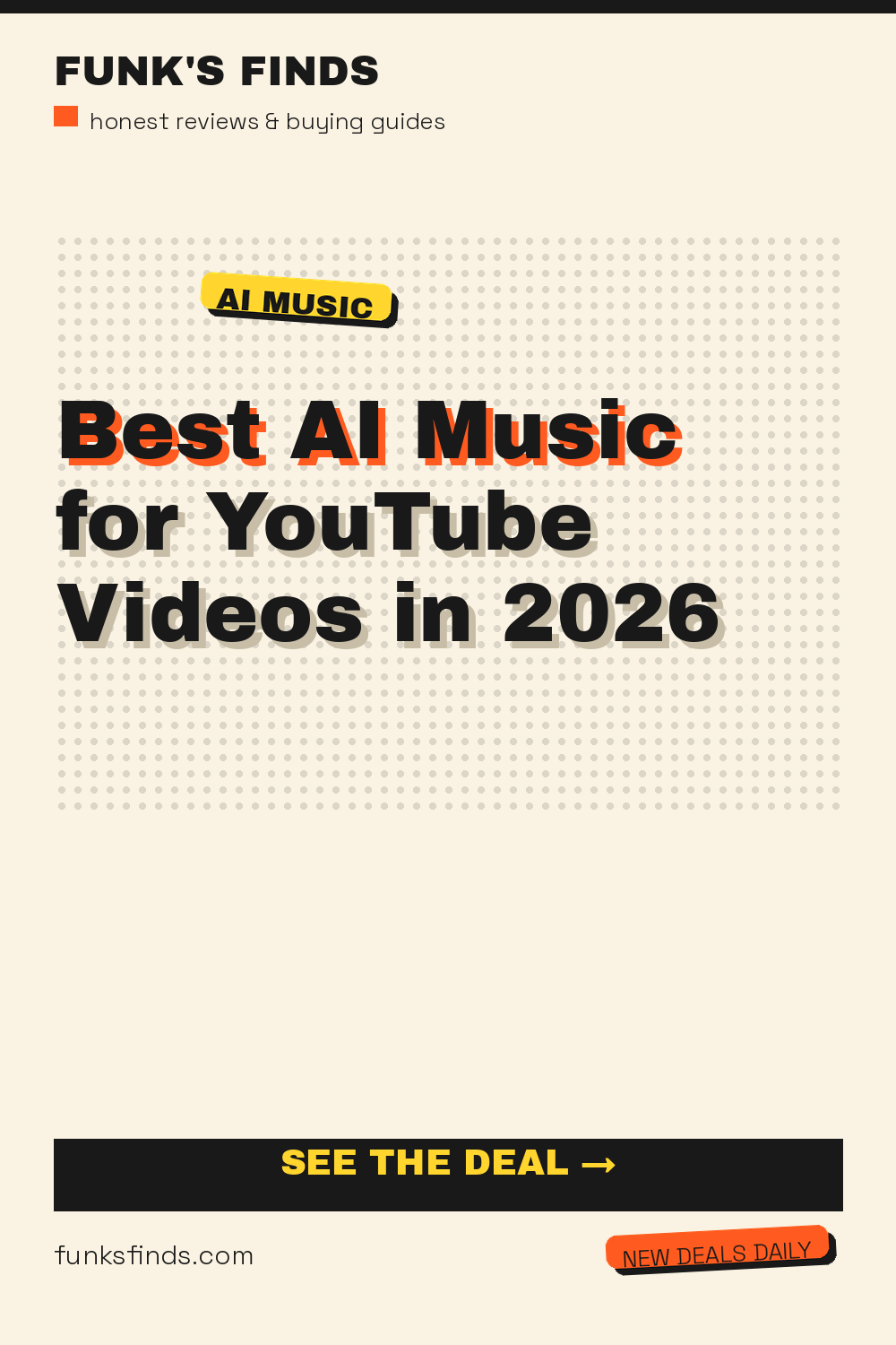 Best AI Music for YouTube Videos in 2026 — Funk's Finds buying guide