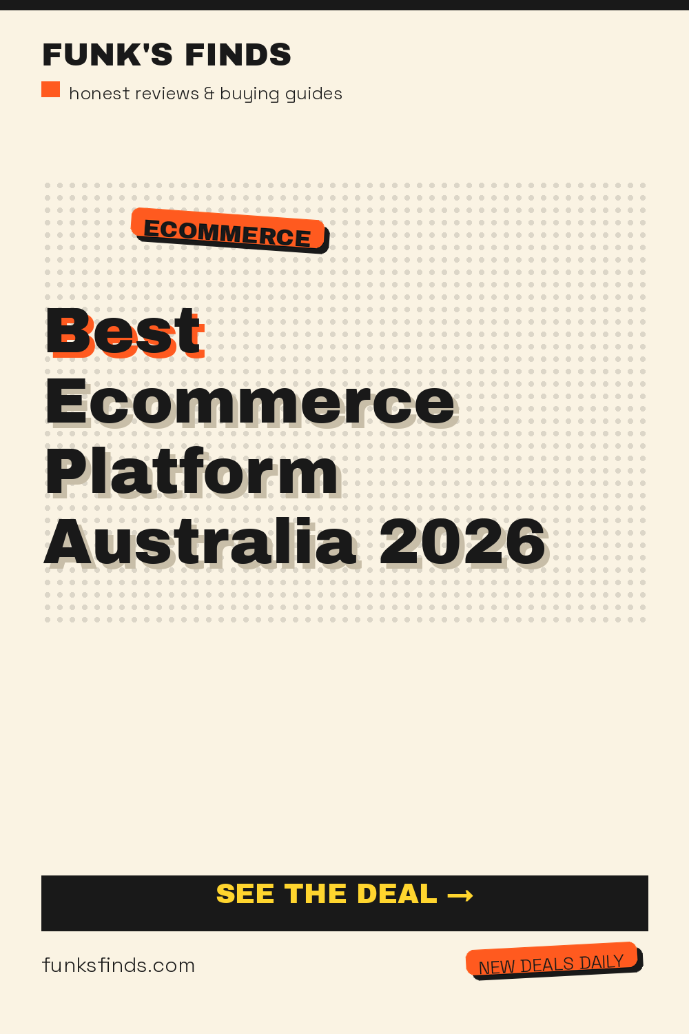 Best Ecommerce Platform Australia 2026: A Comprehensive Buying Guide — Funk's Finds buying guide
