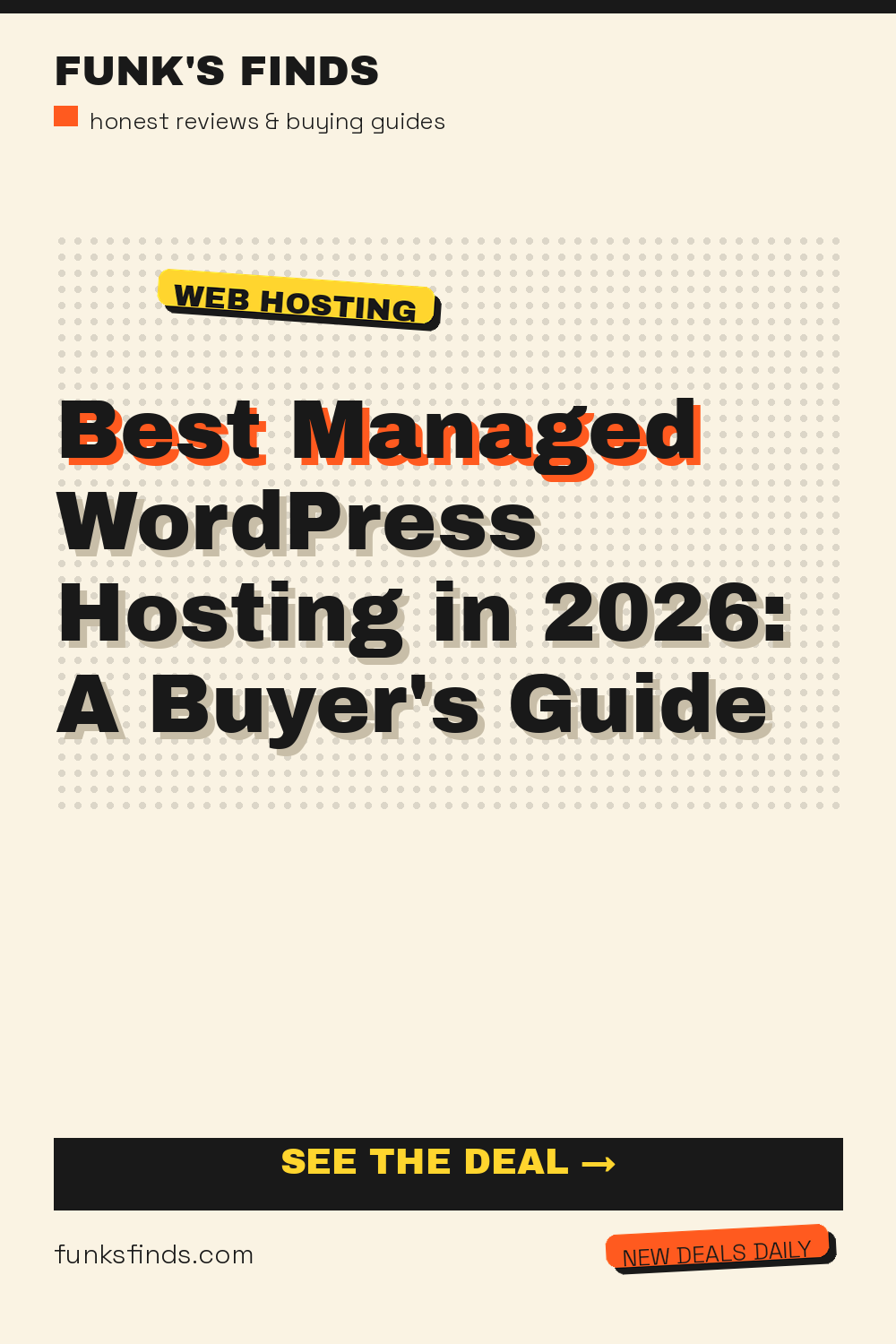 Best Managed WordPress Hosting in 2026: A Buyer's Guide — Funk's Finds buying guide