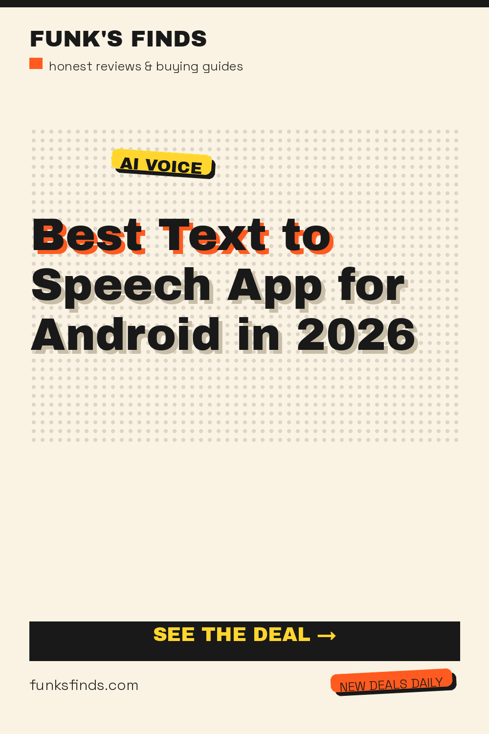 Best Text to Speech App for Android in 2026: A Comprehensive Buying Guide — Funk's Finds buying guide